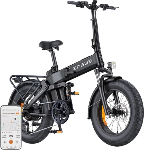 Engwe Engine Pro 3.0 Boost foldbar elcykel 250 W 20" sort