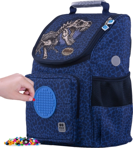 Pixie Crew skoletaske dinosaur