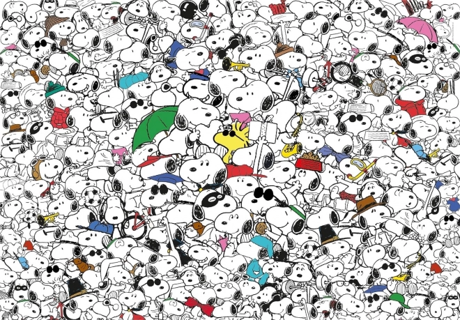 CLEMENTONI Puzzle Impossible Peanuts 1000 brikker