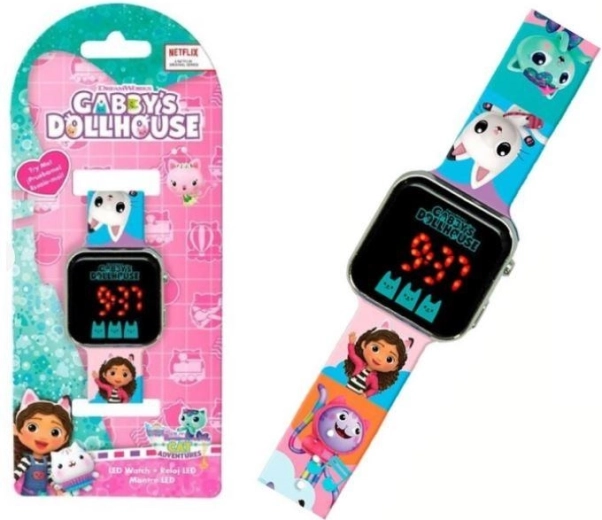 Digitalt LED-armbåndsur Gabby's dukkehus