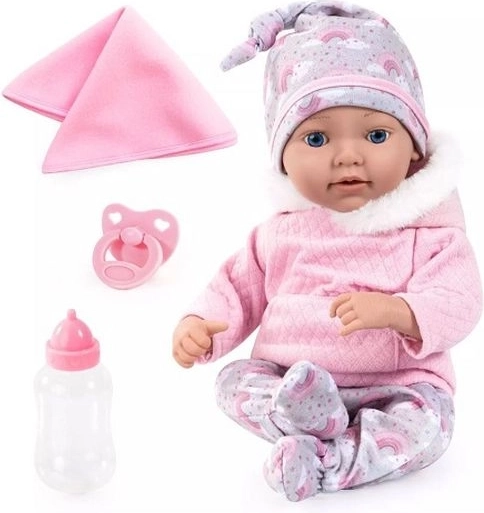 Bayer reborn babydukke 38 cm med tilbehør