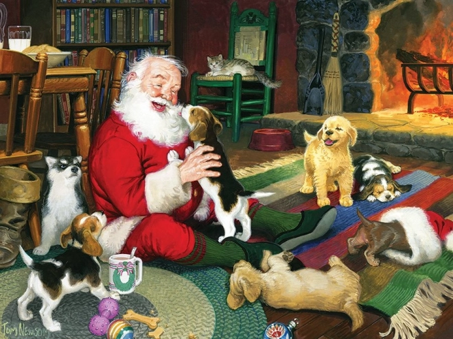 Cobble Hill puslespil Santas leg XL 275 brikker