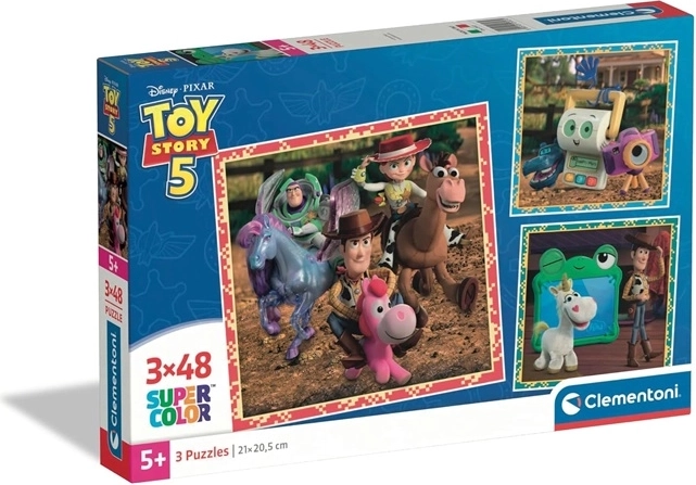 Clementoni Toy Story børnepuslespil Square 3×48 brikker