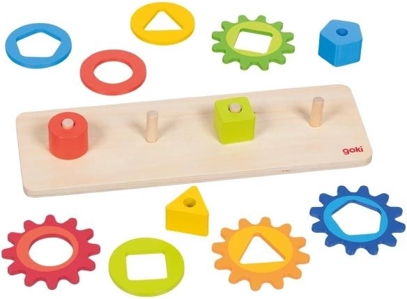 Læring gennem leg: sortering af former og farver