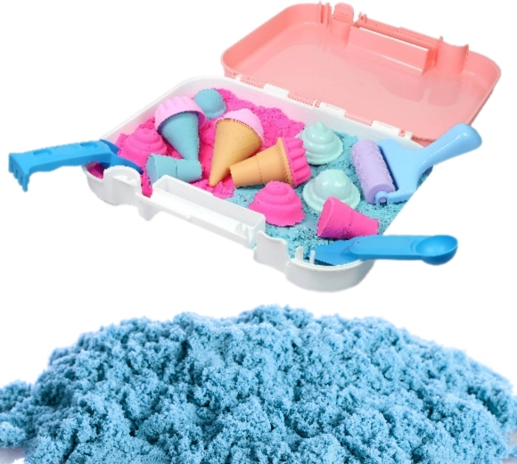 1 kg farvet kinetisk sand