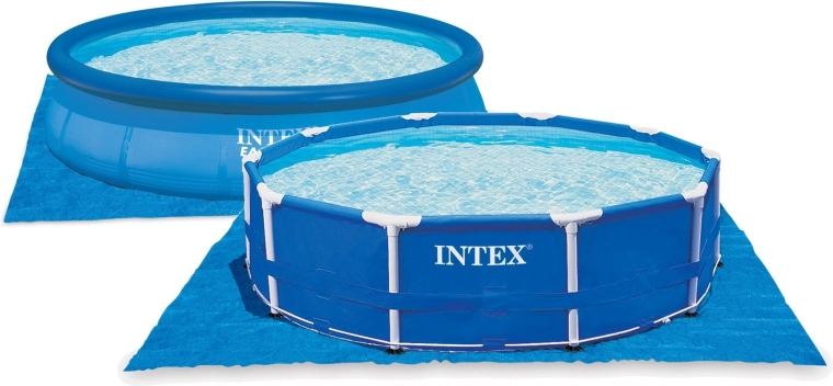 Beskyttelsesmåtte under pool 472 × 472 cm INTEX