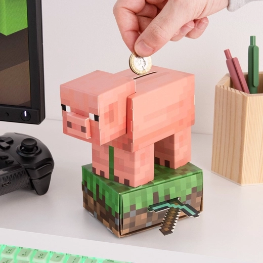 Minecraft kreativt byggesæt sparegris