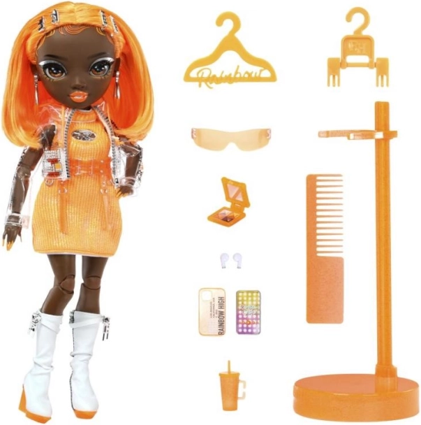 Dukke Rainbow High Mode - Michelle i Orange