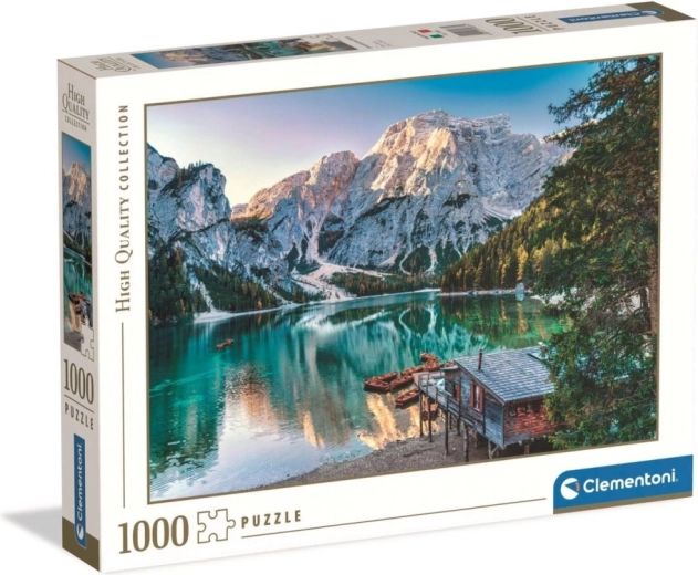 Puzzle Clementoni High Quality – Smaragdgrønne sø Braies 1000 brikker