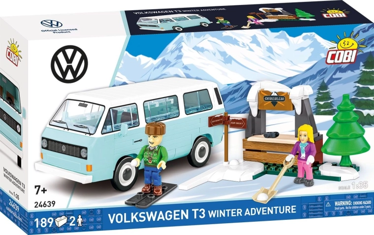 Byggesæt Cobi Volkswagen T3 vintereventyr (189 dele)