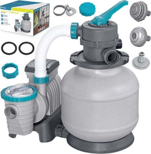Sandfilter med timer BESTWAY 8,3 m³/t
