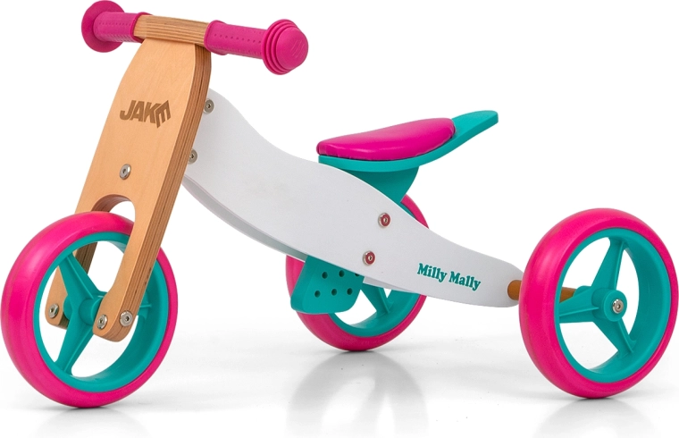 Milly Mally Jake 2 i 1 Classic Candy løbecykel til børn