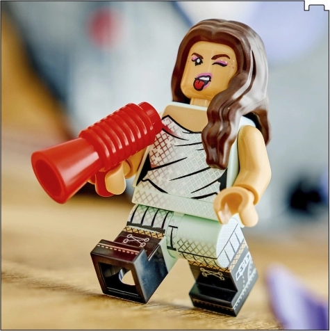 Olivia Rodrigo-minifigur med tilbehør