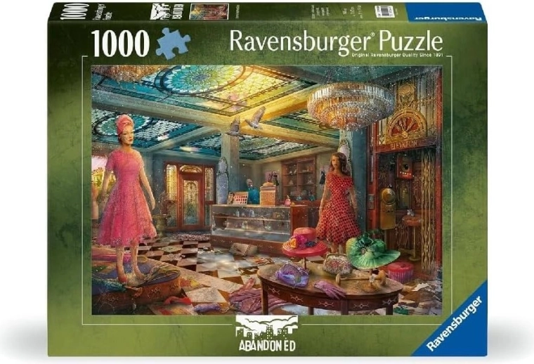 Ravensburger puslespil Abandoned: Forladt stormagasin 1000 brikker