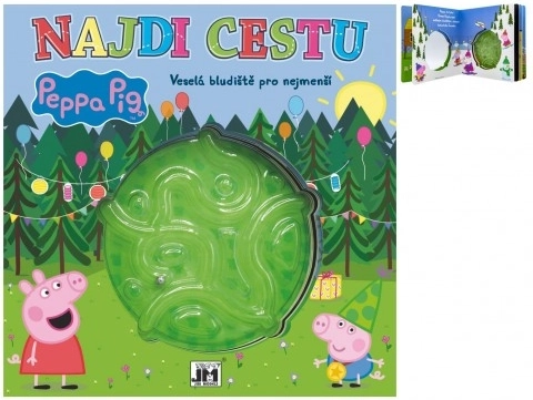 Sjovt labyrinter Peppa Pig for de mindste