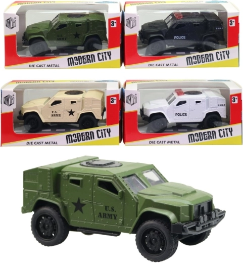 Metalpanseret bil 11 cm – die‑cast model til børn