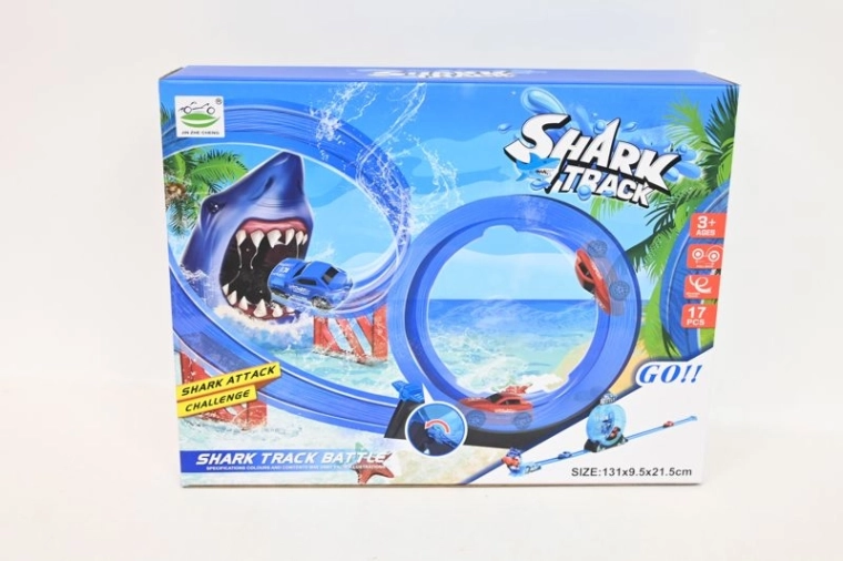 Racerbane med haj og loop – Shark Track Battle