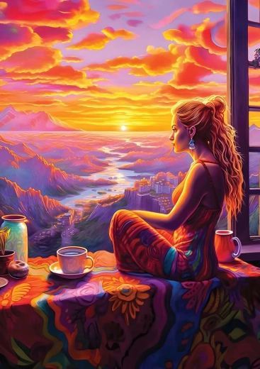 Puslespil ART PUZZLE Salig udsigt 1000 brikker