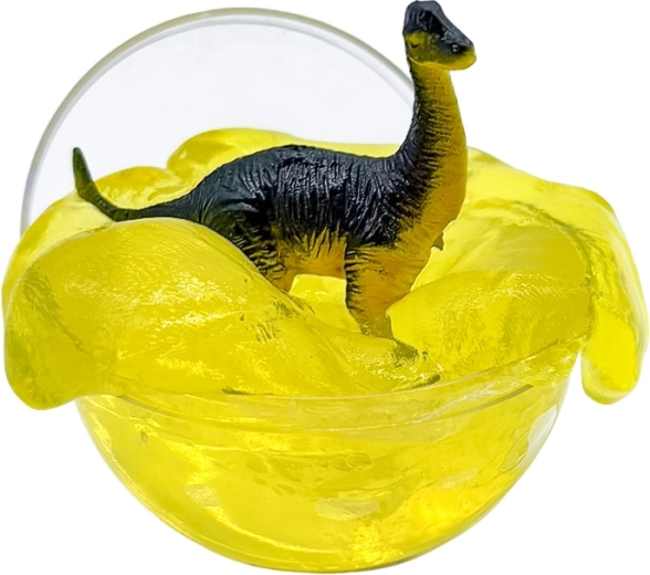 Overraskelse med mini-dinosaur