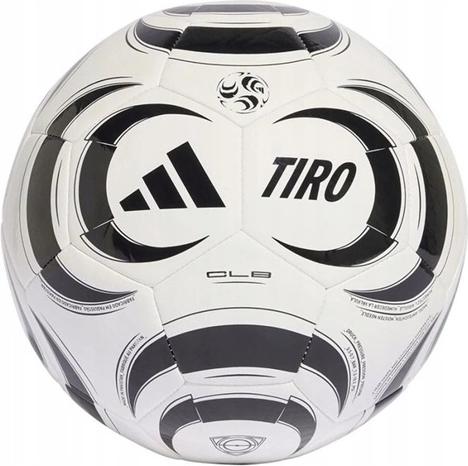 Adidas Tiro Club fodbold – sort-hvid