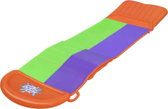 Vandrutsjebane SplashCoaster til 2 børn 3+ BESTWAY 488 cm med bruser og rampe