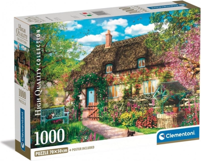 Puslespil 1000 stykker Compact Gammelt Hus