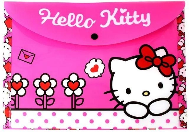 Omslag til hæfter Hello Kitty