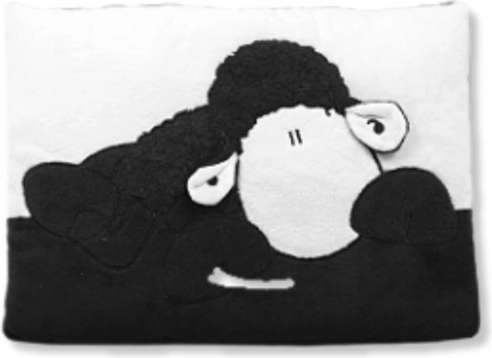 sort-hvid pude SHEEPWORLD II