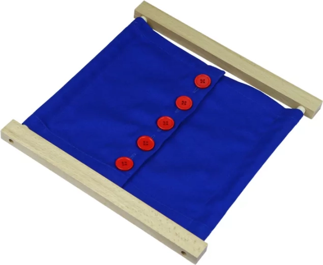 Montessori-ramme med store knapper
