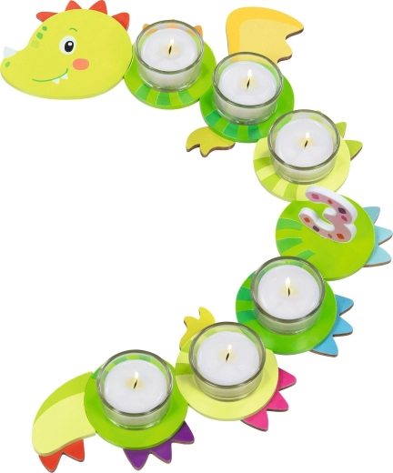 6 glasholdere til fyrfadslys
