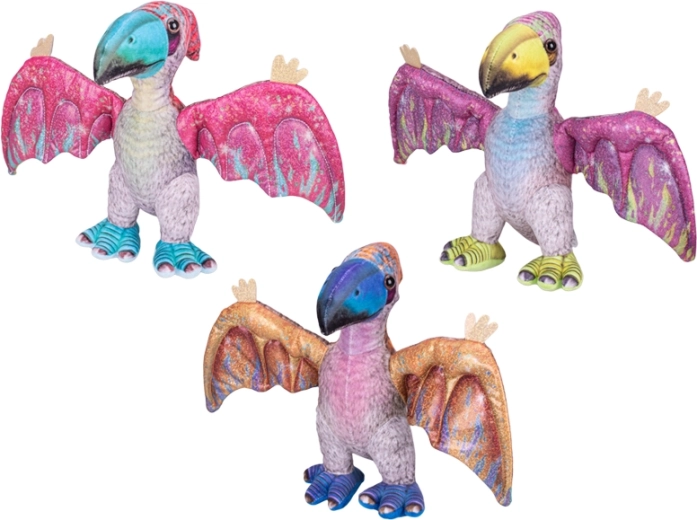 Plys-pterosaurus 23 cm – stående figur til børn fra 0 måneder