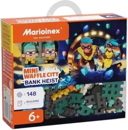 Klodser Mini Waffle Bankrøveri, 148 dele