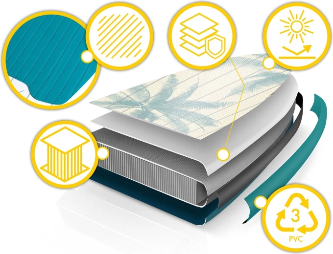 Let og stiv Drop Stitch Light-konstruktion