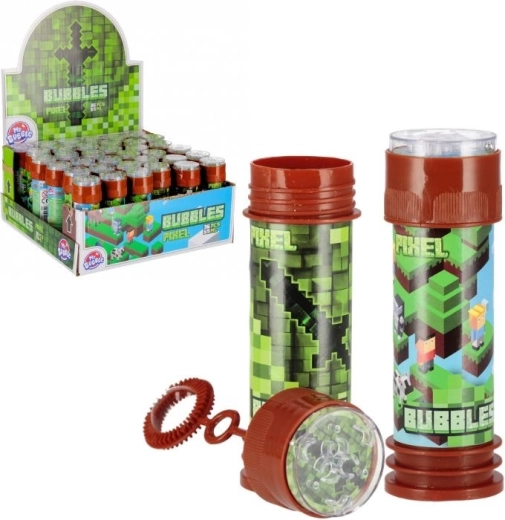 Sæbebobler Pixel 55 ml – børnesæbebobler i to designs