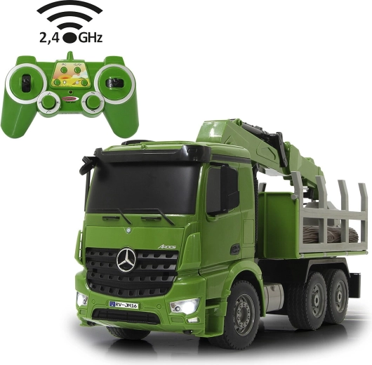 Jamara Mercedes-Benz Arocs RC-skovkøretøj til trætransport 1:20 2,4 GHz
