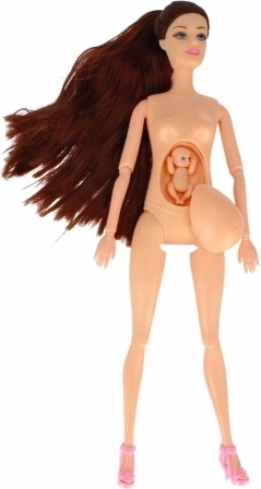 Realistisk graviditetsmave med overraskelse