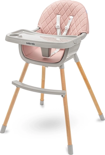 Baby Mix Freja barnestol dusty pink