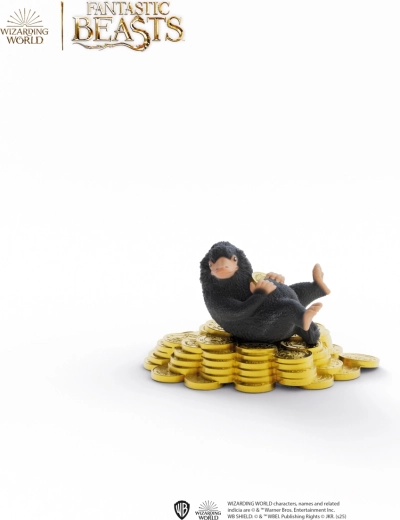 Schleich Niffler med guld – figur fra Wizarding World