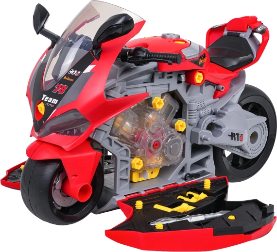 Åbne sidepaneler og aftagelig motor