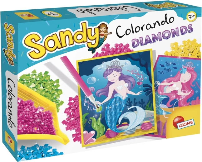 Glitrende diamantmosaik trin for trin
