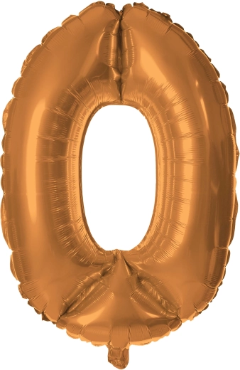 Folieballon TORO tal 0, 30 cm, bronze