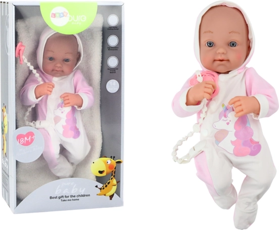 Babydukke med Sut og Enhjørningetøj