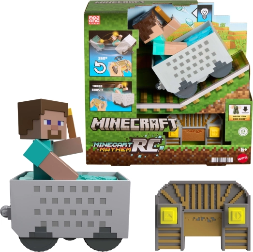 Minecraft RC-minevogn med Steve