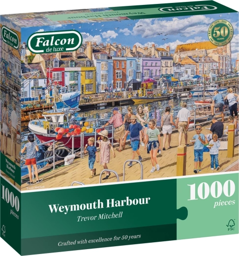 Falcon puslespil – Weymouth havn, 1000 brikker