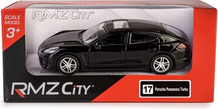 Metalmodel RMZ City PORSCHE Panamera Turbo 1:32 – sort
