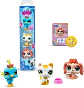 Littlest Pet Shop figurer 3 stykker