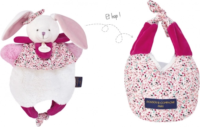 Doudou Kanin i taske 3-i-1