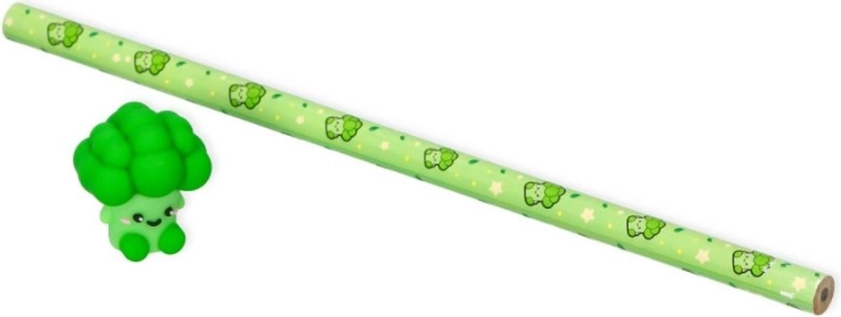 Sødt 3D-viskelæder formet som broccoli