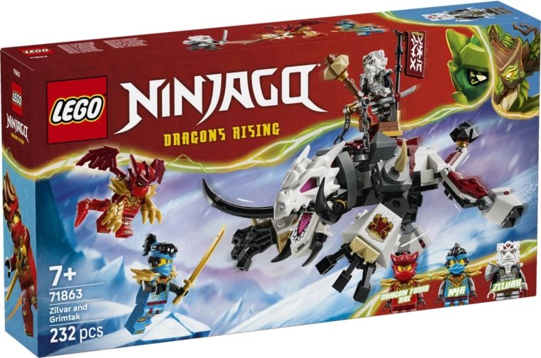 LEGO NINJAGO Zilvar og drageuhyret Grimtak