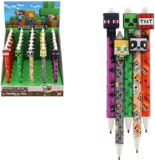 Minecraft viskelæder-gelpen - 1 stk.